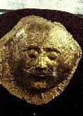 Grecia 1985 maschera d'oro micenea (Museo Archeologico Naz.le Atene)