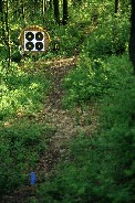 un "occhiale" Hunter a 20 metri su terreno pari